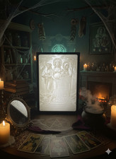 Triple Goddess Lithophane
