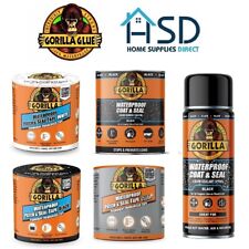 Gorilla Waterproof Coat/Patch & Seal Liquid Rubber Paint/Tape Coating Stops Leak