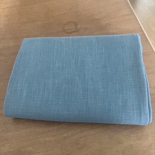 100 linen fabric remnant - linen,