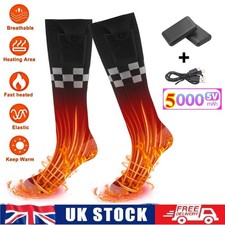 Winter Electric Heated Socks Rechargeable Battery Warm Socks Foot Warmer Outdoor