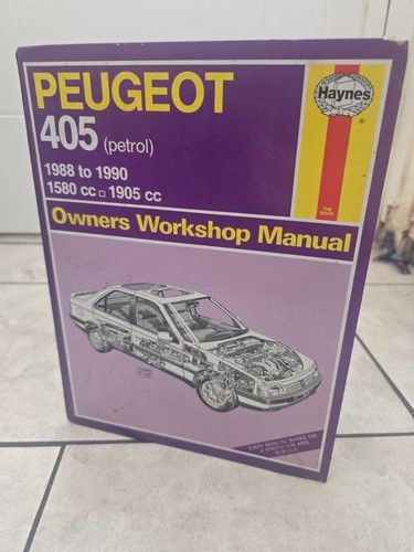 Peugeot 405 inc haynes - peugeot,