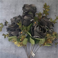 Artificial Silk Rose Bush