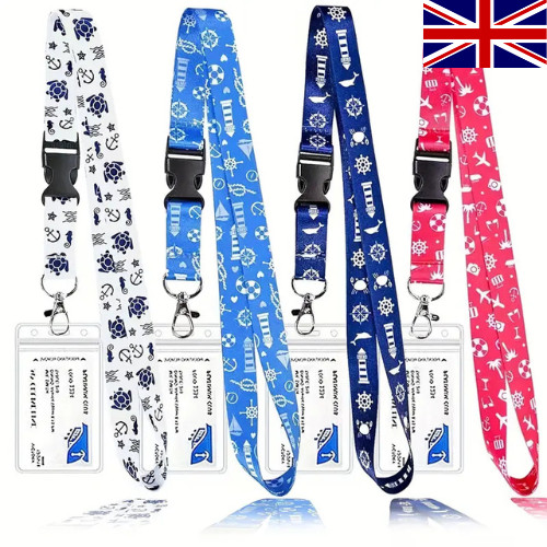 Cruise lanyard holiday card - cruise,