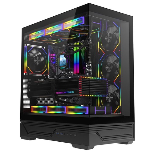 Black full atx - pc, case