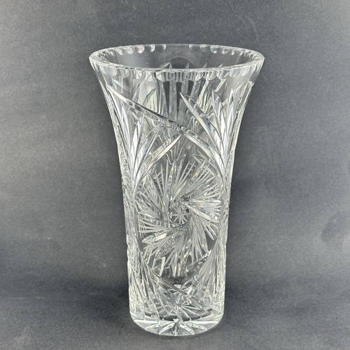 Vtg massive lead cut - massive, crystal