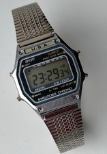USA SA1591A Chrono Melody Alarm Vintage Original Digital Watch 1980s
