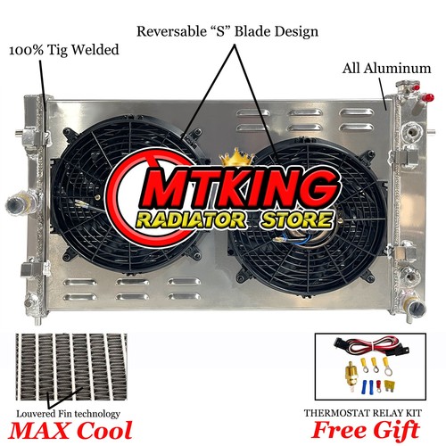 Radiator shroud fan kit - radiator,