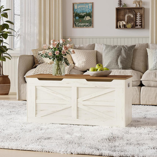 Storage bench lift top hinged - bench,