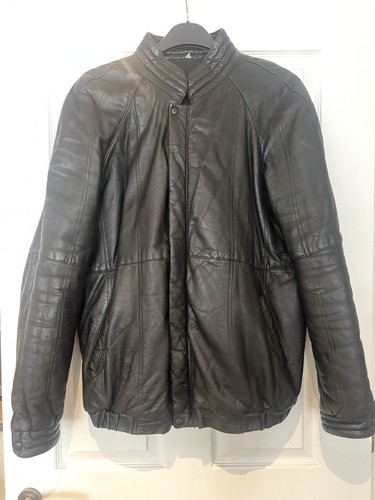 Vintage men black leather - vintage,