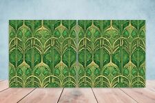 Art Deco Design Ceramic tiles -Set of 2 Art Deco Wall Decor Tiles, Art Deco tile