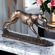Elegant Greyhound Sculpture Dynamic Dog Statue Art Piece Home Canine Decor Gift