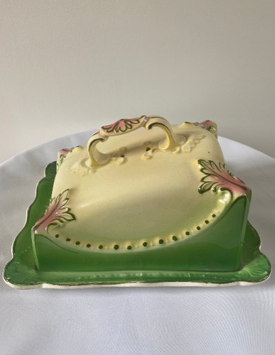 Antique ceramic cheese - antique,