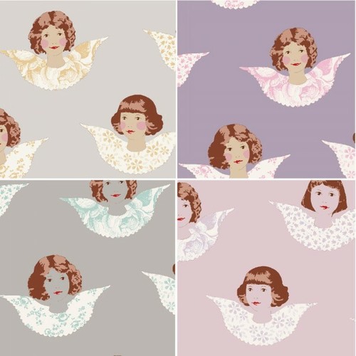 100 cotton fabric tilda angel - tilda,