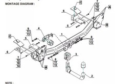 Detachable Swan Neck Tow Bar