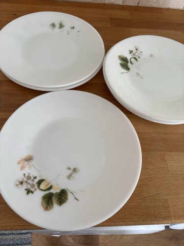 Pyrex dinner plates used - pyrex,