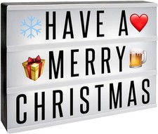 Lightbox with 205 Letters &