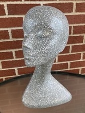 vintage mannequin head swan
