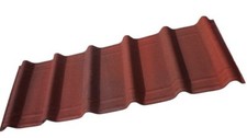 OnduVilla Red Tile Effect Corrugated Roof Sheet 1.06m