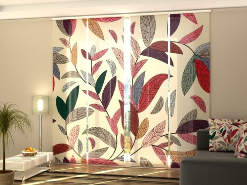 Sliding panel curtain for - panel,
