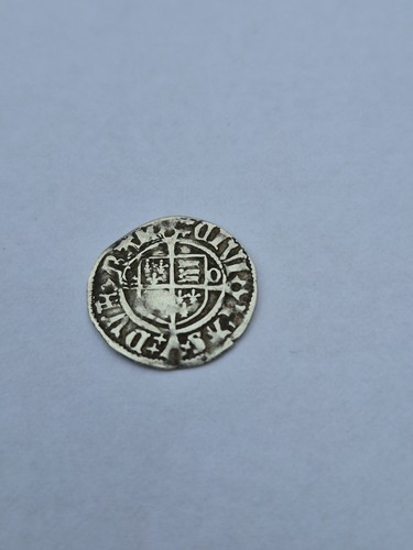 Henry viii hammered silver - viii,