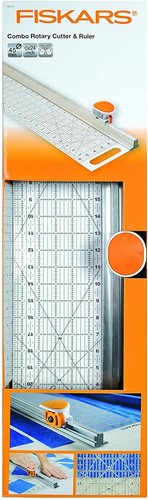 Rotary cutter ruler combo - cutter,