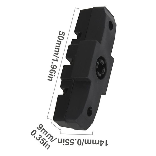 Brake pads 5x1 4x0 - pads, black