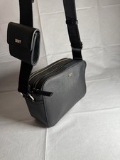 DKNY Black Crossbody Bag + Mini Purse