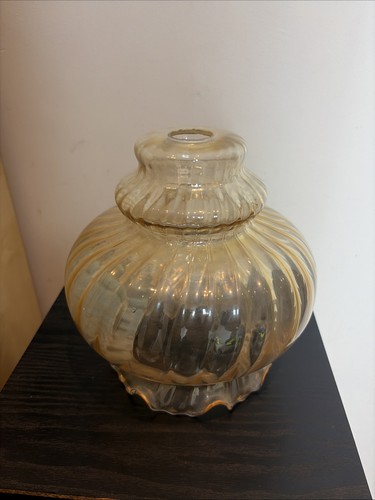 Vintage glass lampshade - glass,
