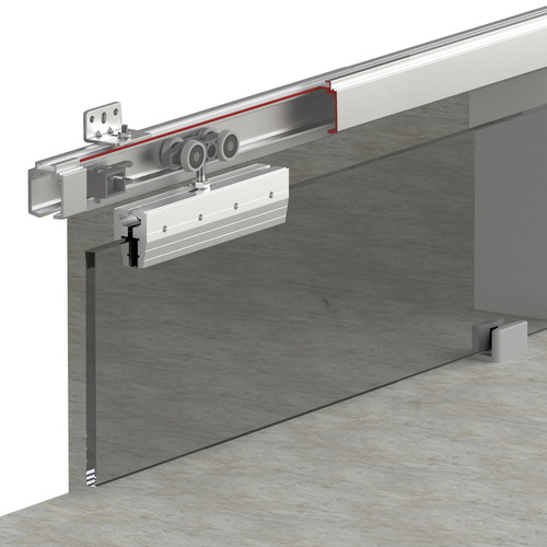 Sliding door track system for - sliding,