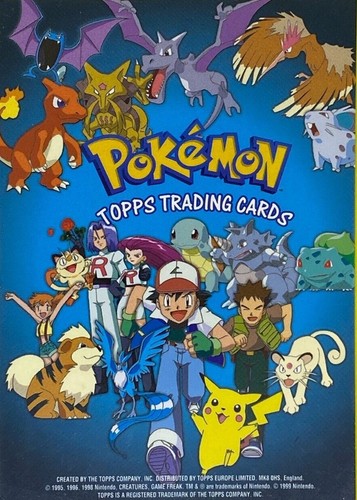 Pokemon topps animation - pokemon,