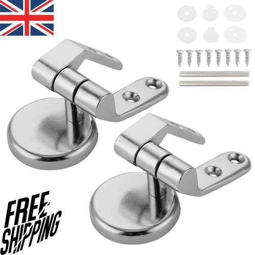 Toilet seat hinges pair - toilet,