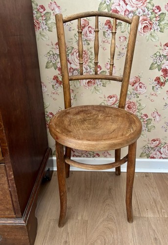 Vintage wooden bentwood chair - vintage,