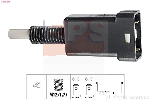 Brake light switch - light, eps