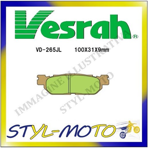 265jl front sintered - vd-265jl, brake