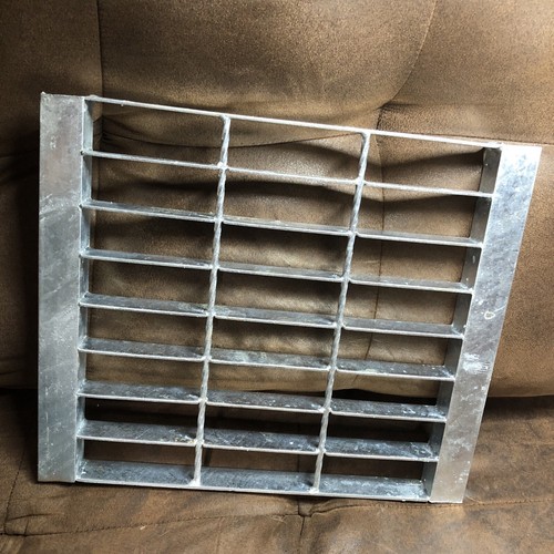 Galvanized steel drain grate - steel,