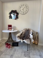 Exclusive Reindeer Hide Skin 136x108 cm Scandinavian Rug Prime Quality Real #538