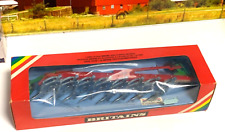 BRITAINS.1:32.FARM.9554.KVERNELAND 8 FURROW.ADJUSTABLE PLOUGH.TRACTOR MOUNTED