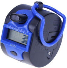 5 Digit Digital  LCD Electronic Hand  Tally Counter Blue