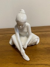 Prima Ballerina White Bone China Figurine - Moments by Coalport. 2000