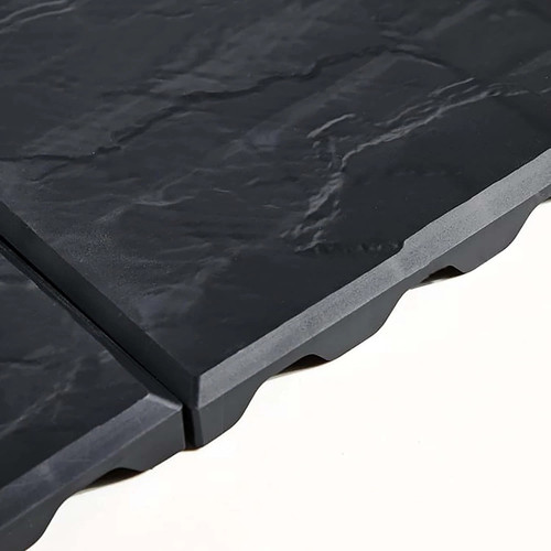 Black slate effect plastic - slate,
