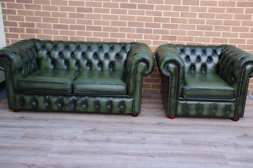 Chesterfield sofa suite - chesterfield,