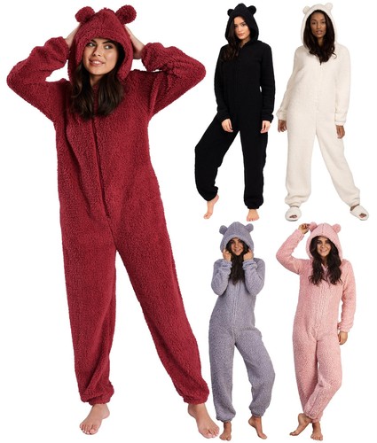 Sherpa teddy 1onesie ladies - 1onesie,