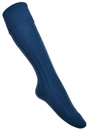Lovat blue kilt hose - blue,