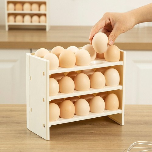 Foldable egg holder storage - holder,