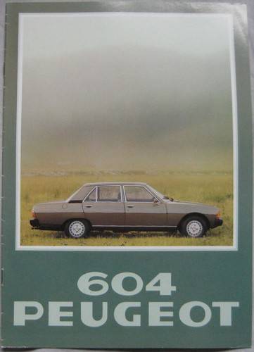 1978 peugeot 604 brochure - 604,