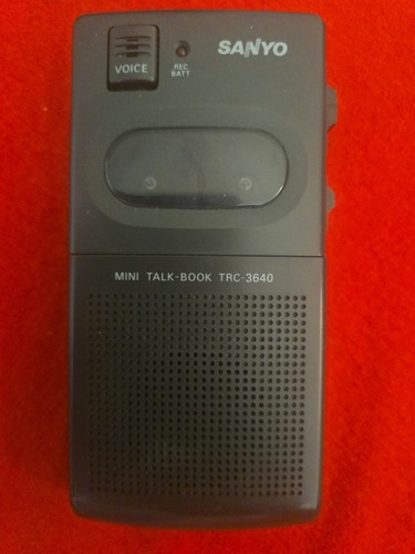 Sanyo microcassette recorder - sanyo,