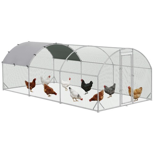 Pawhut walk chicken run - walk-in,