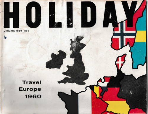 Holiday 1960 magazine - holiday, fiords