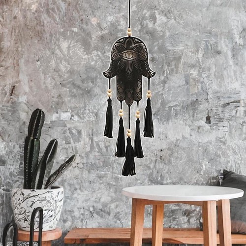 Evil eye macrame wall - macrame, hanging