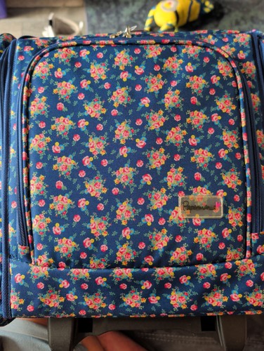 Papermania blue floral - blue,